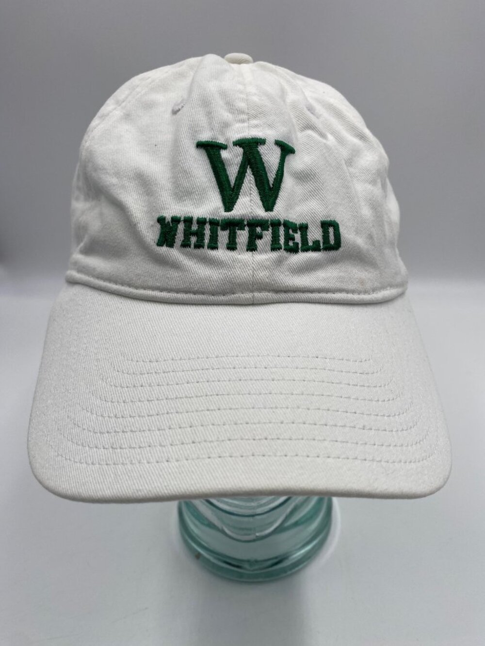 Adidas W Whitfield Baseball Cap White One Size Adjustable Strapback Hat Logo